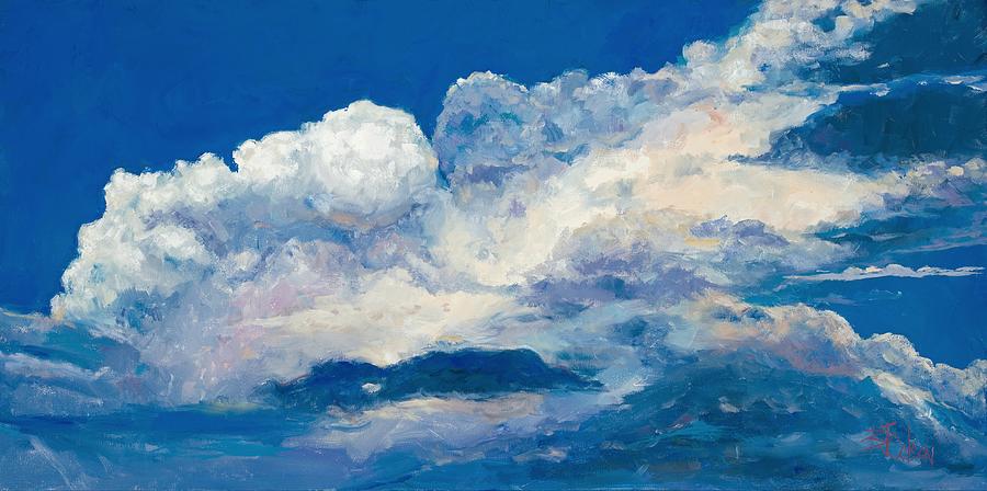 Majestic Blue Painting by Billie Colson