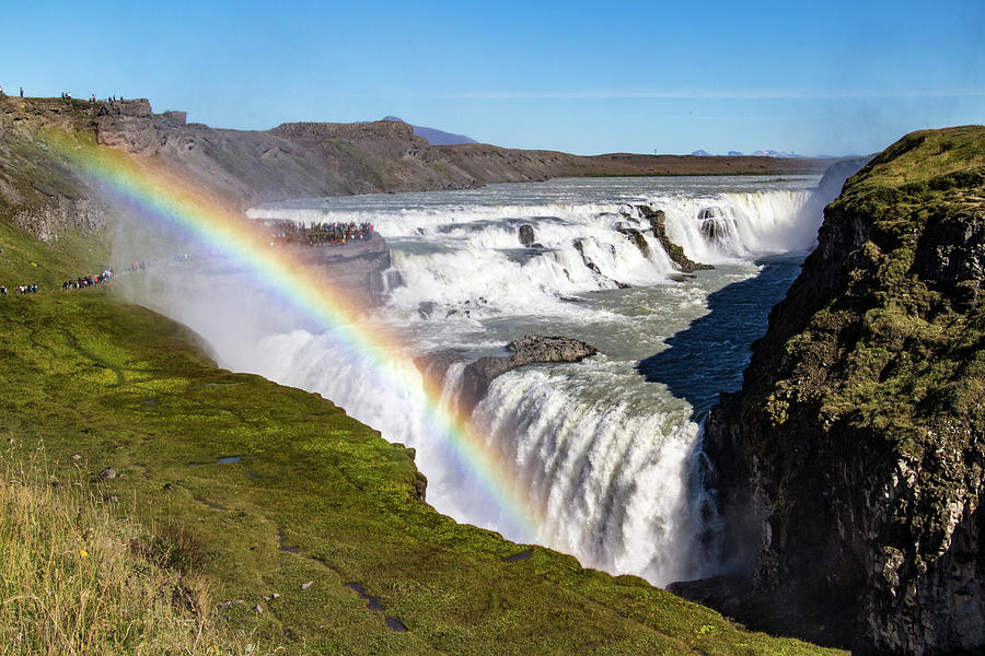 Majestic Icelandic Waterfall Photograph by Christie Kowalski