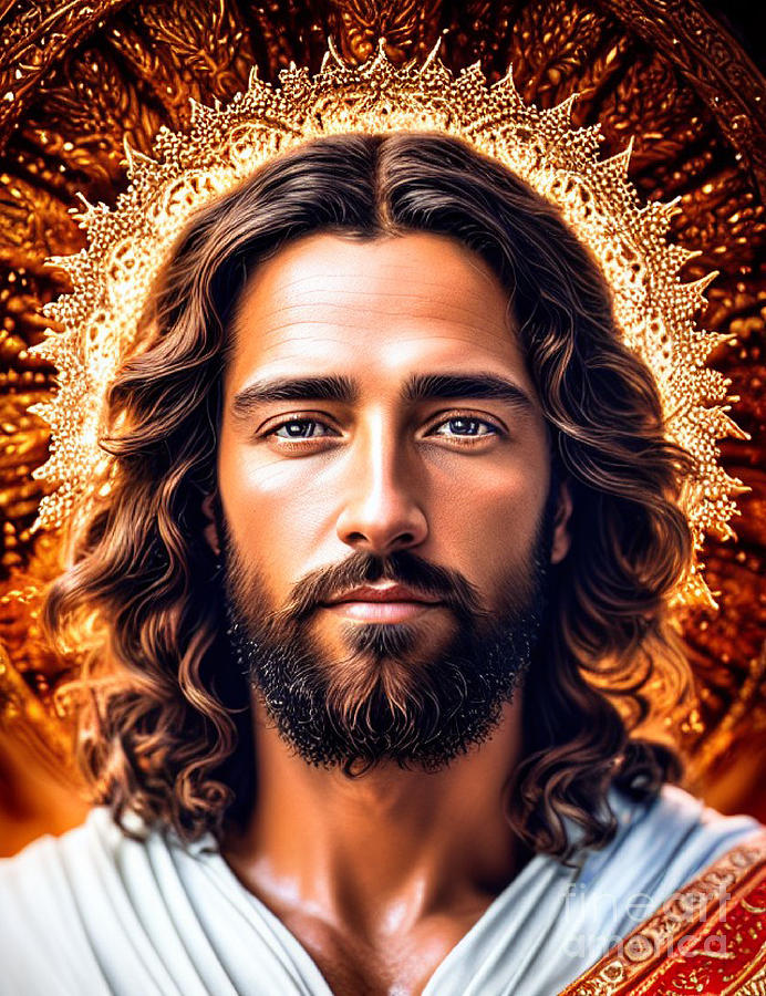 Majestic Jesus Christ Digital Art by Frankie K - Fine Art America