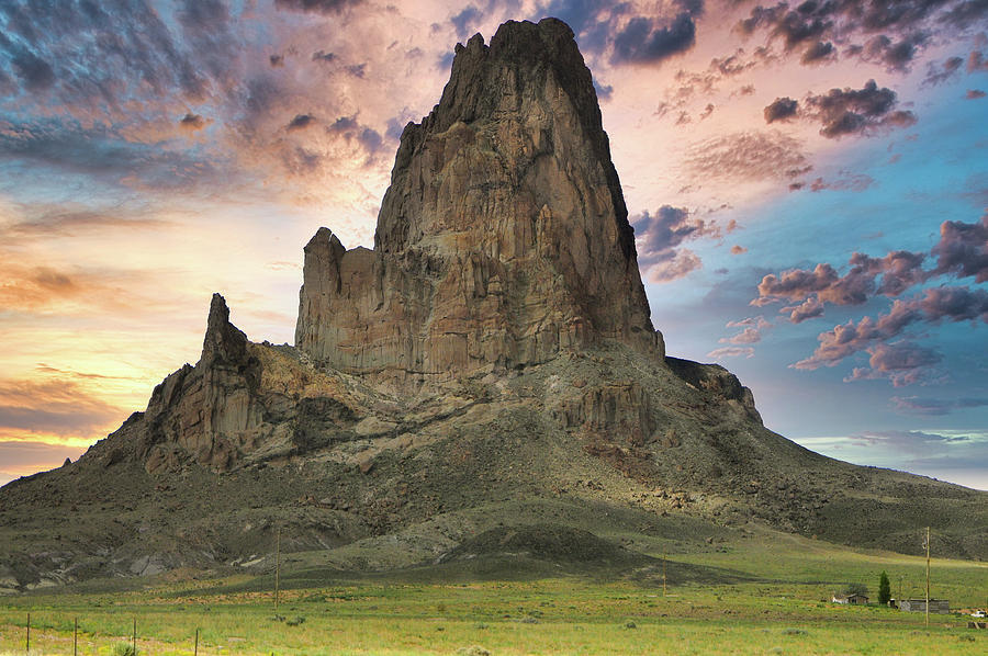 Majestic Mountain John Wayne Navajo country  Photograph by Randall Branham