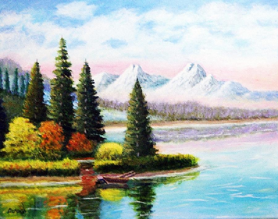 Majestic Mountains Painting by Gregory Dorosh