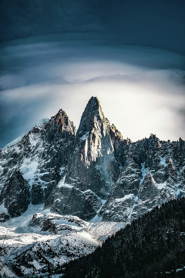 Majestic Peaks Embraced by Clouds Photograph by Benoit Bruchez Majestic Peaks Embraced by Clouds Photograph by Benoit Bruchez