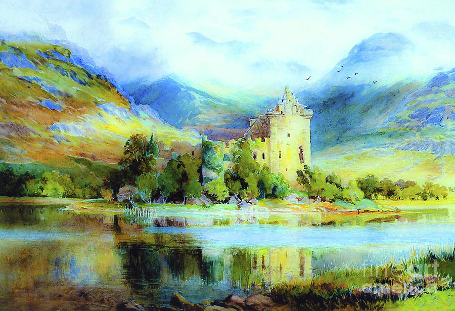 Majestic Scotland Painting by Jane Small