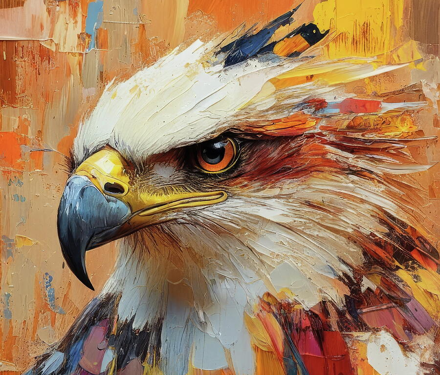 Majestic Sentinel of Freedom Painting by Russ Harris Majestic Sentinel of Freedom Painting by Russ Harris