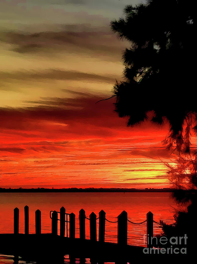 Majestic Sunset Photograph by Judy Palkimas