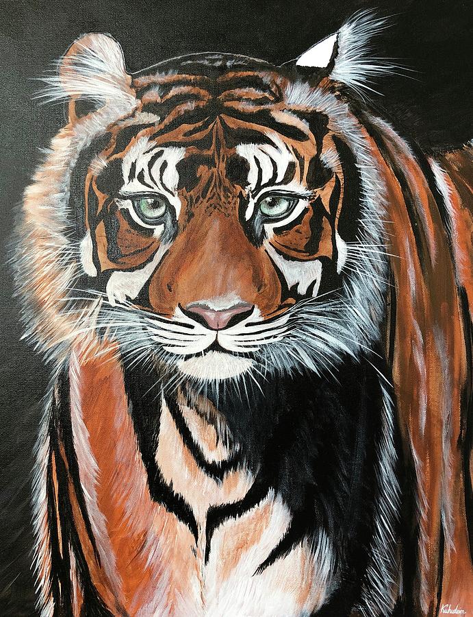 Majestic Tiger Painting by Kamila Hudson - Fine Art America