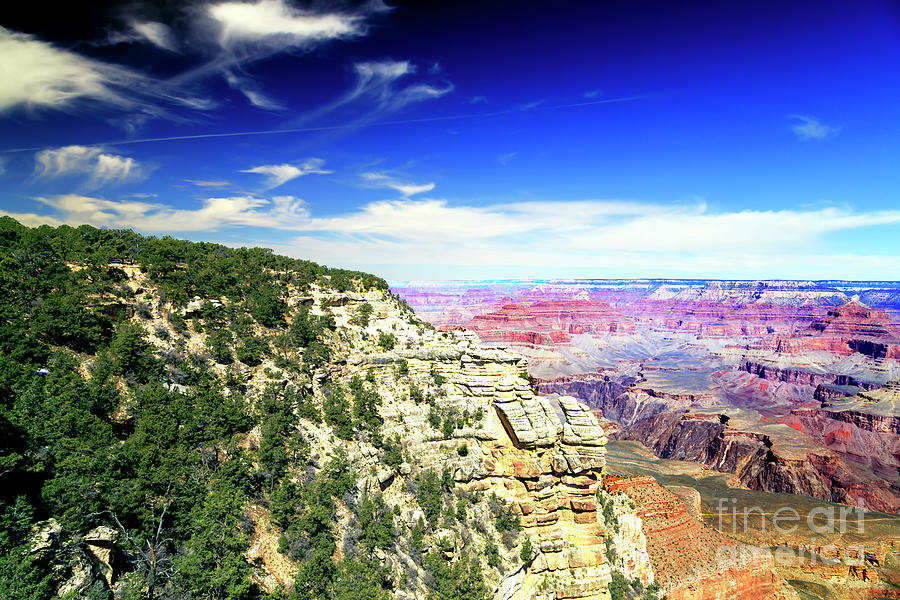 Majestic View at the Grand Canyon in Arizona Photograph by John Rizzuto