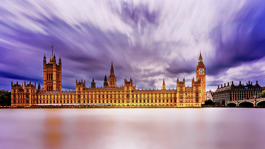 Majestic View of the Houses of Parliament Photograph by John Wright Majestic View of the Houses of Parliament Photograph by John Wright
