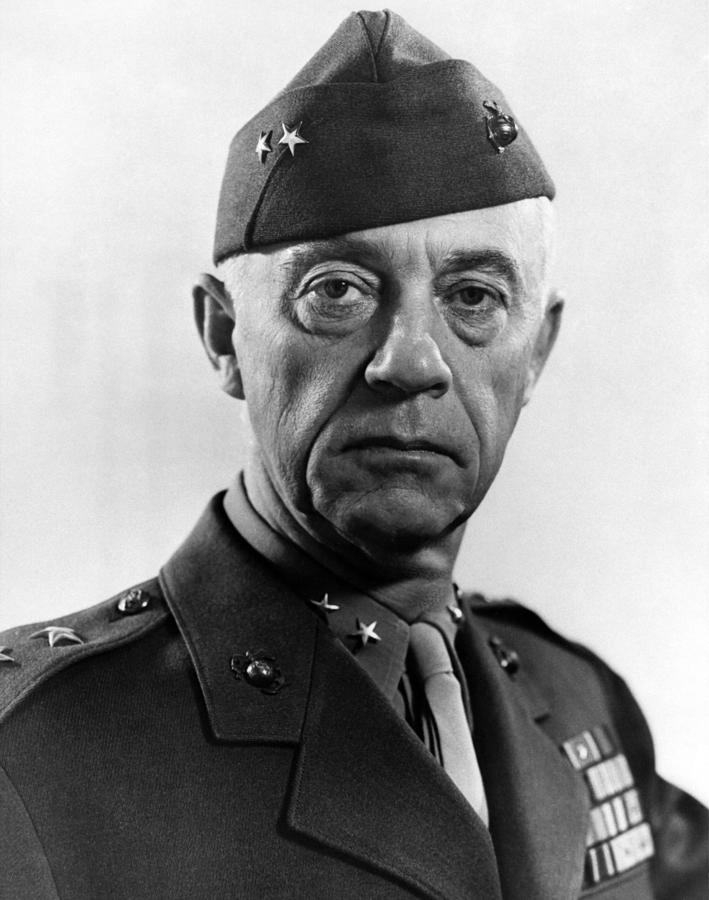 Major General Earl Long Photograph by War Is Hell Store