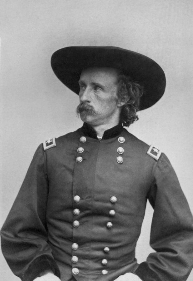 Major General George Armstrong Custer - Circa 1865 Photograph by War Is Hell Store