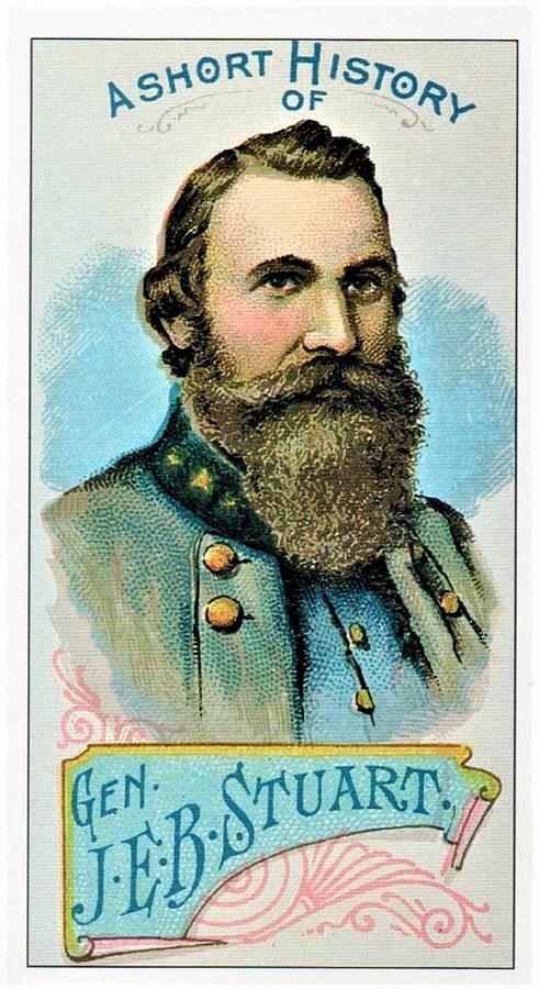 Major General Jeb Stuart Painting by Alton Rawls