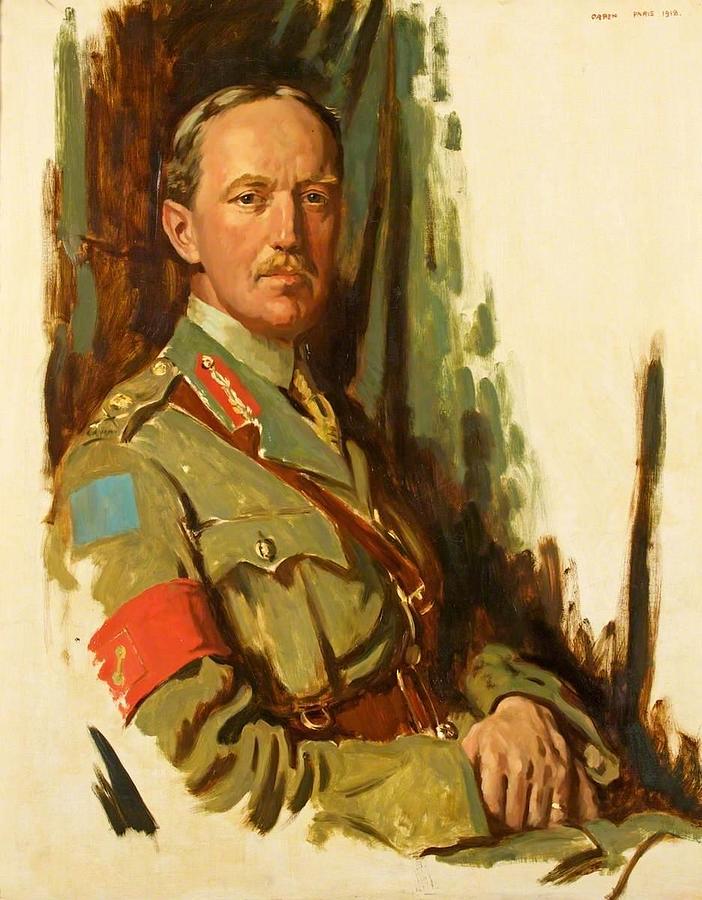 Major General L J Lipsett C B C MG Painting By Sir William Newnham ...