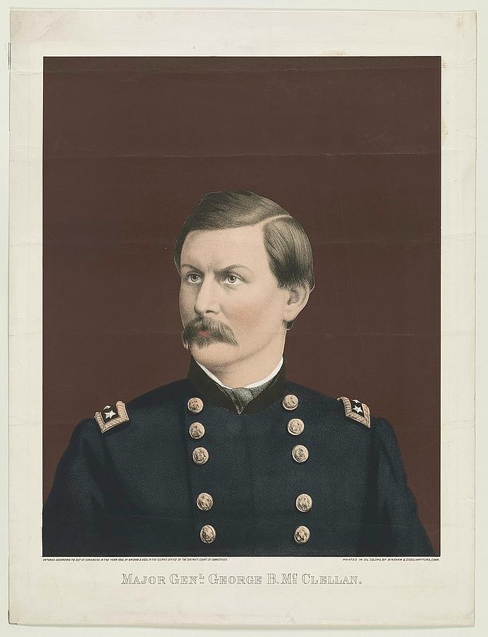 Major Genl George B McClellan Photograph By Popular Art - Fine Art America