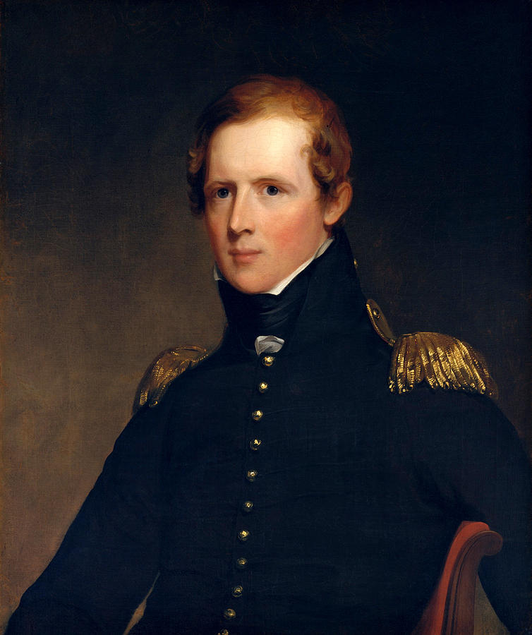Major John Biddle - Thomas Sully 1818 Painting by War Is Hell Store