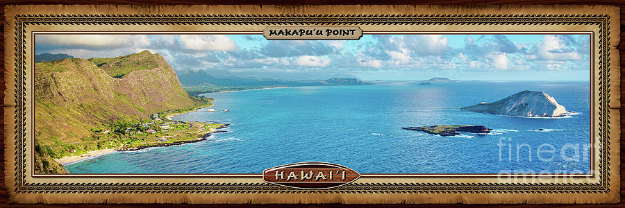 Makapuu Point Hawaiian Style Panoramic Photograph Photograph by Aloha Art