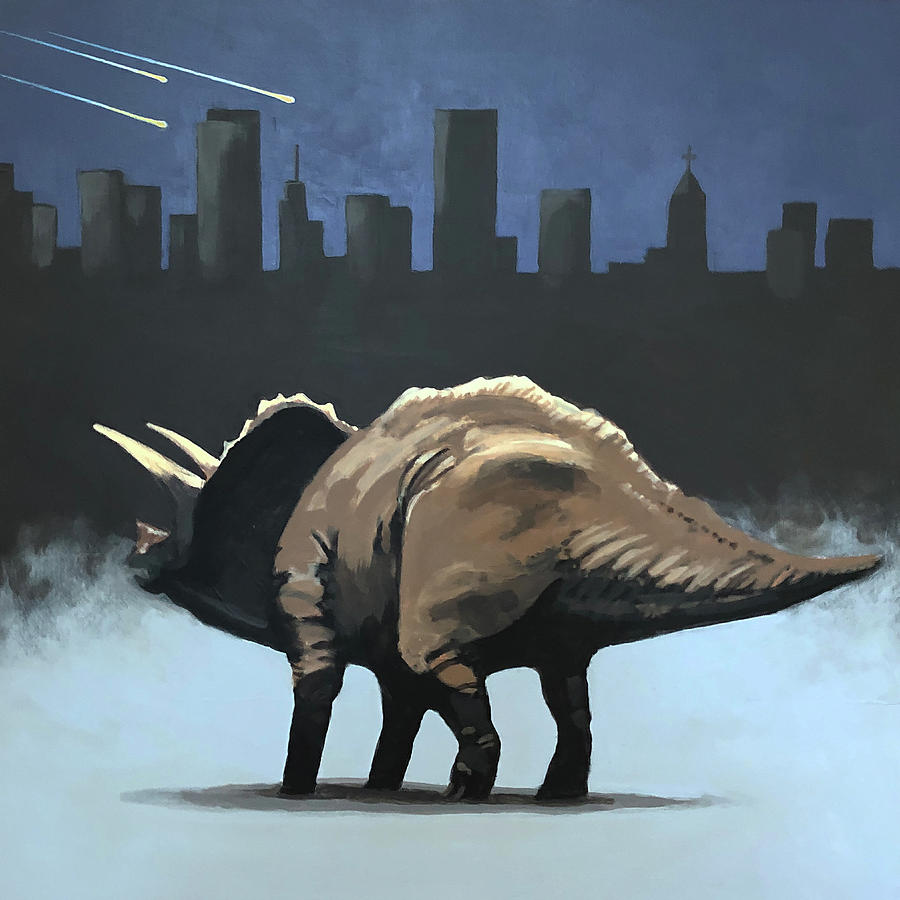 Dinosaur Painting - Make A Wish by Jeffrey Bess
