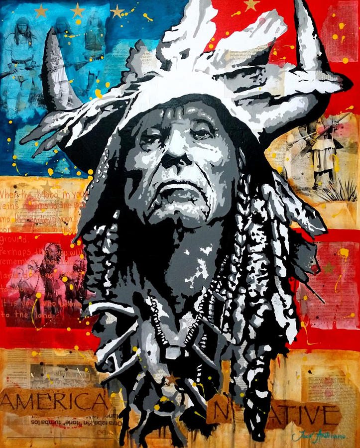 Nature Painting - Make America Native Again  by Jack Andriano
