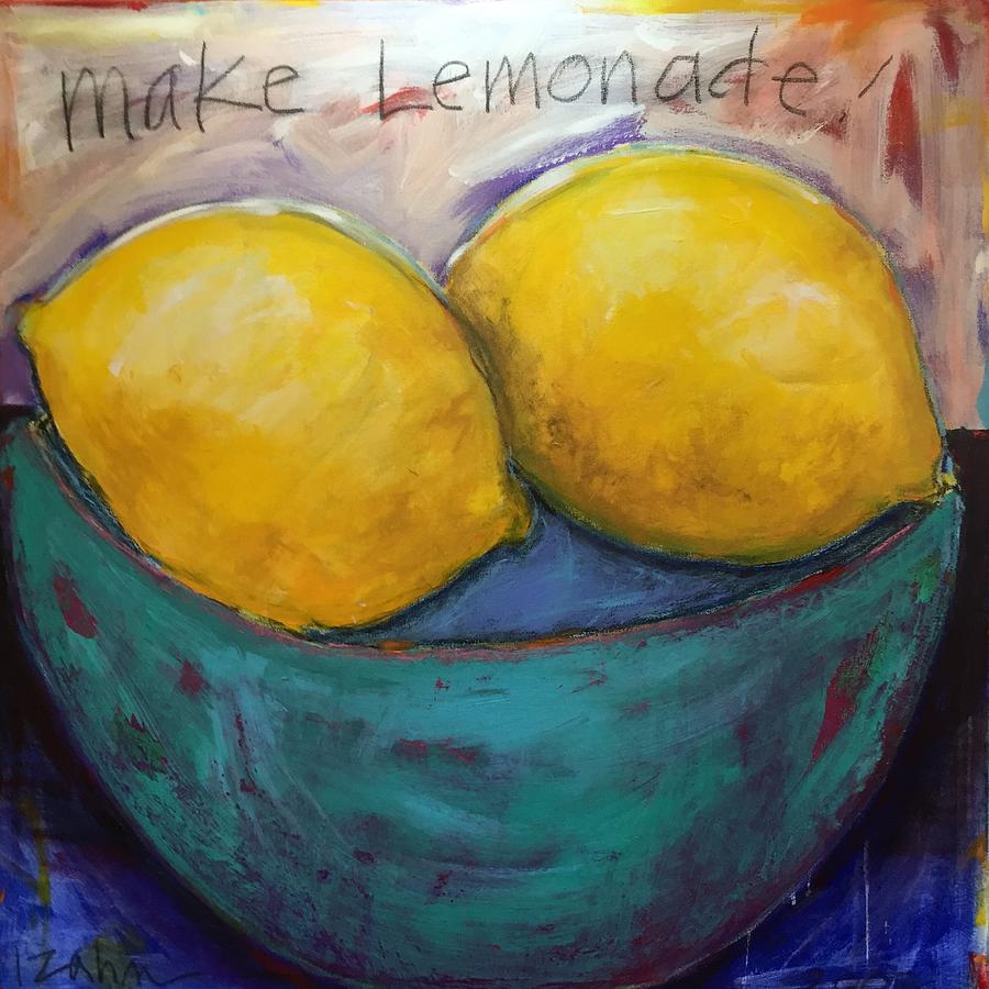 Make Lemonade Painting by Lynda Zahn