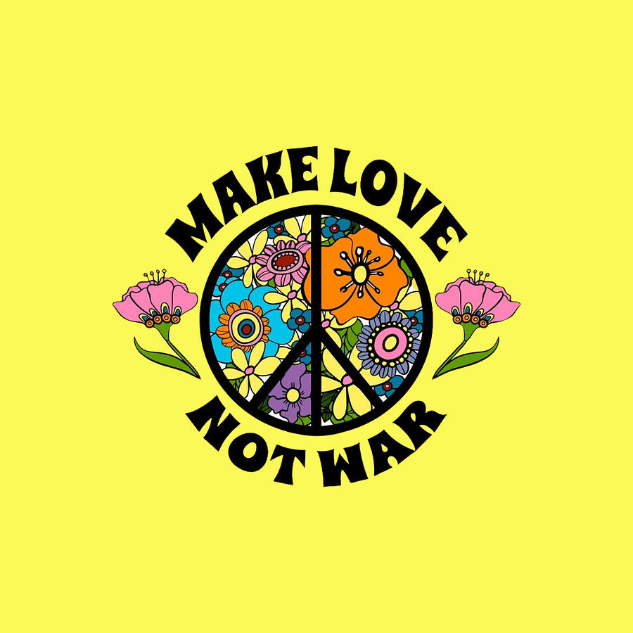 Make Love Not War Digital Art by Krisant Khatiwada - Fine Art America