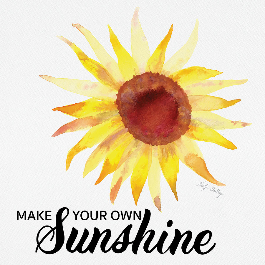 Make Your Own Sunshine Painting by Kristye Dudley