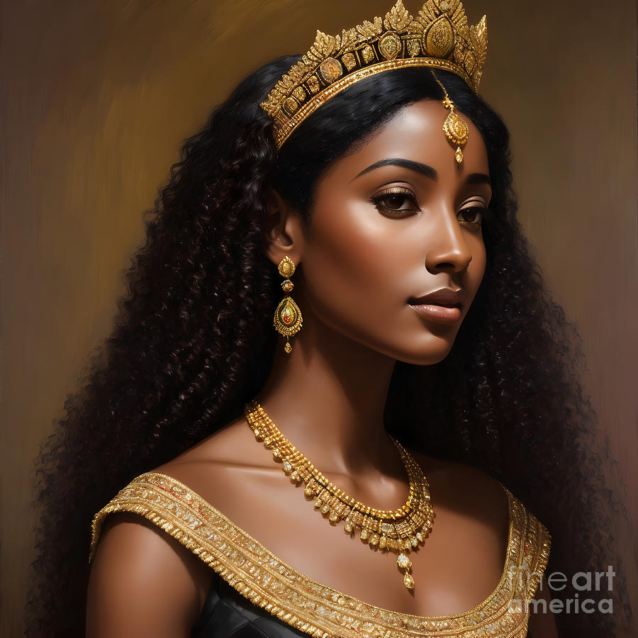 Makeda, Queen Of Sheba Painting By Dee Claire - Fine Art America