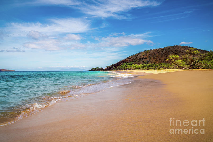 Makena Big Beach Maui Hawaii Photo Photograph by Paul Velgos