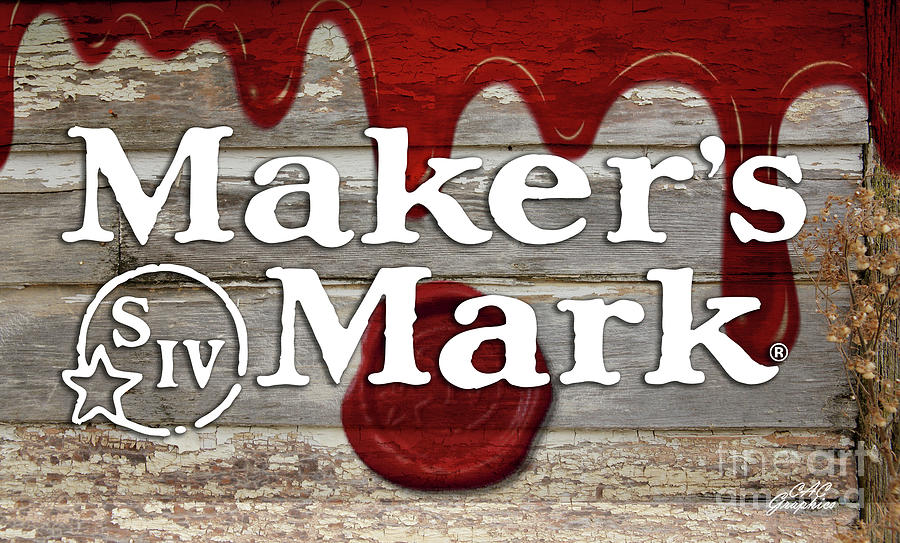 Makers Mark Barn Wood Sign Digital Art by CAC Graphics