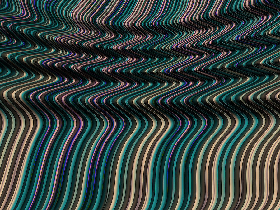 Makin Waves Digital Art by Bonnie Bruno