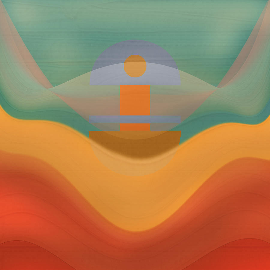 Abstract Digital Art - Making waves by Andrew Penman