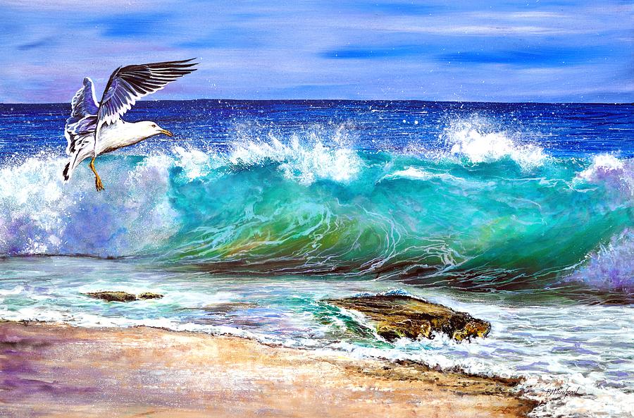 Making Waves Painting by R J Marchand