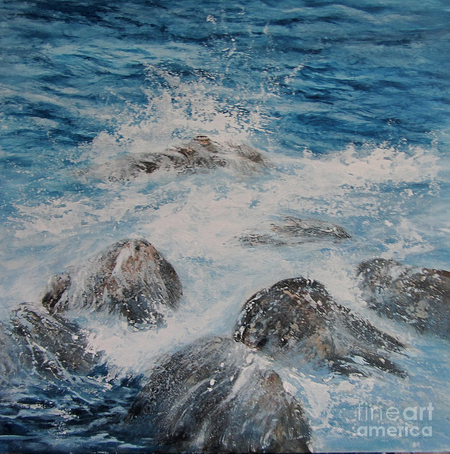 Making Waves Painting by Valerie Travers