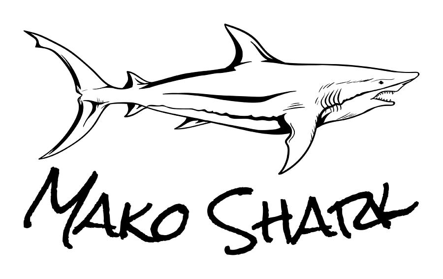 mako shark drawings