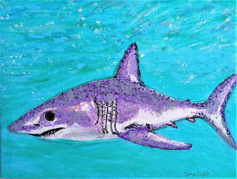 Mako Shark Painting by Sonja Light - Fine Art America