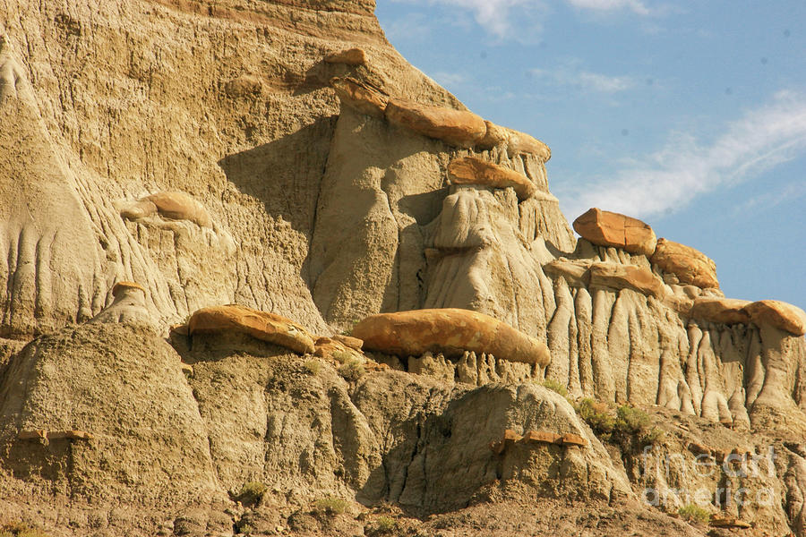 Landscape Photograph - Makoshika rock formations by Jeff Swan