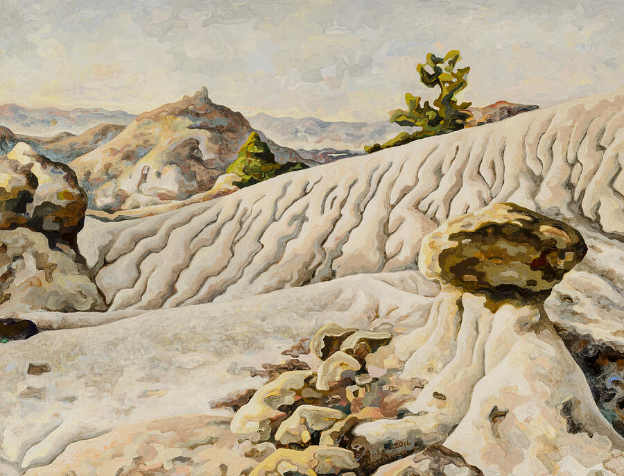 Makoshika State Park Painting - Makoshika State Park #11 by Dale Beckman Makoshika State Park Painting - Makoshika State Park #11 by Dale Beckman