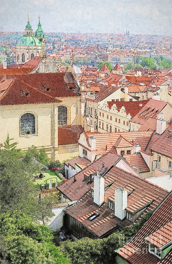Mala Strana, Prague Cityscape, Czechia Photograph by Philip Preston