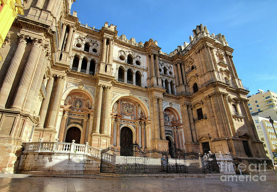 Malaga Cathedral Photograph by Kathy Kelly
