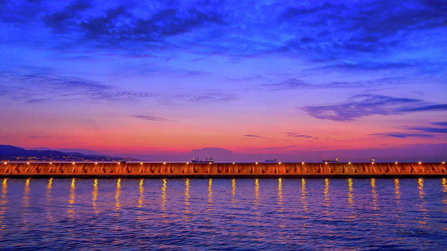 Malaga Pink and Blue Sunrise  Photograph by Debra Martz