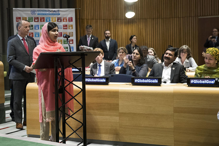 Malala Yousafzai Elevated To United Nations Messenger Of Peace Photograph by Drew Angerer Malala Yousafzai Elevated To United Nations Messenger Of Peace Photograph by Drew Angerer