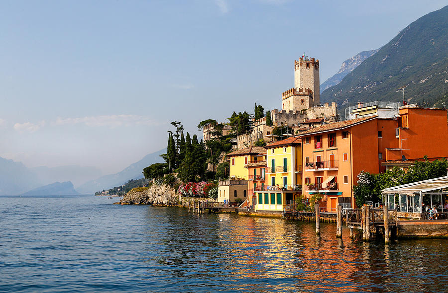 Malcesine Waterfront Photograph by Bluefinart
