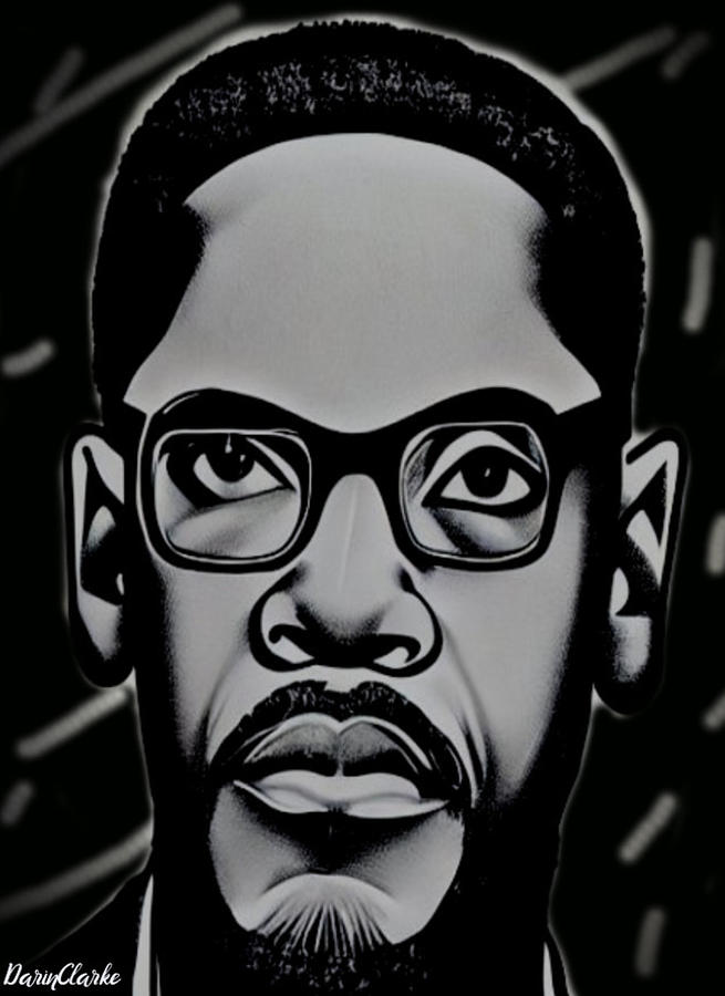 Malcolm X Digital Art by Darin Clarke - Fine Art America