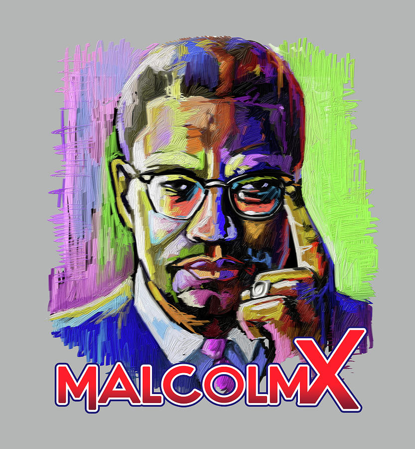 24x36 14x21 Poster Malcolm X With Gun Classic Art Gift E-1718 