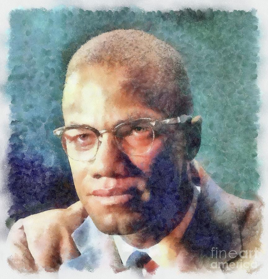 Malcolm X by Esoterica Art Agency