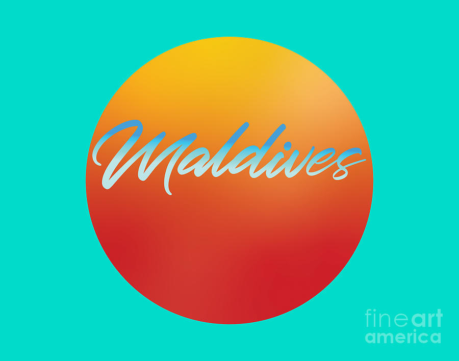 Maldives, Island, Travel, Beach, Ocean, Sea, Vacation, Holiday, Nature, Summer, Tropical, Beautiful, Digital Art by David Millenheft