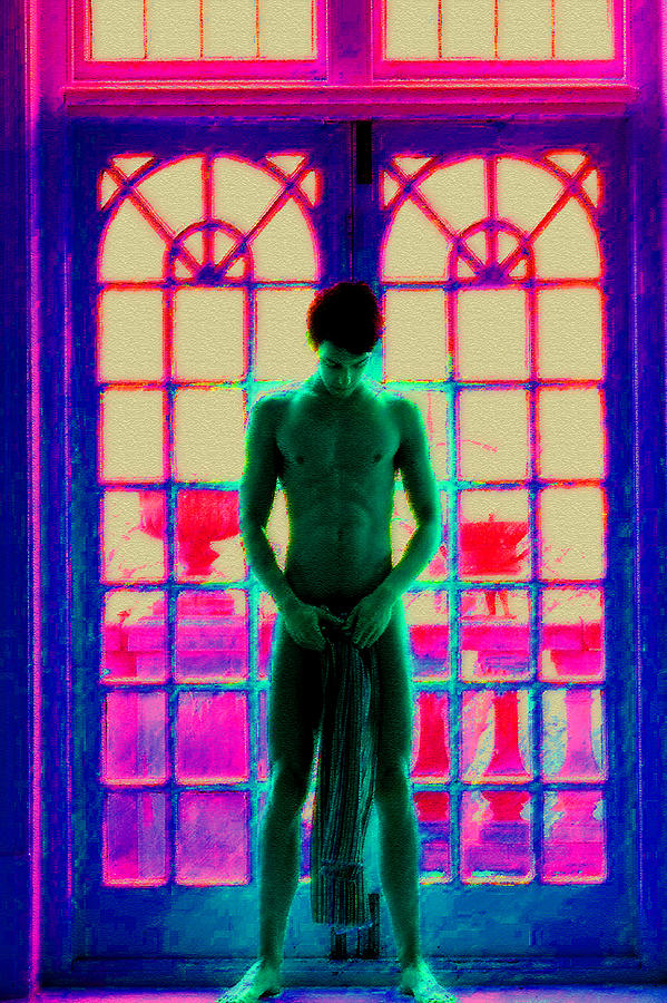 Male  Nude -  No.  181 Digital Art by William Meemken