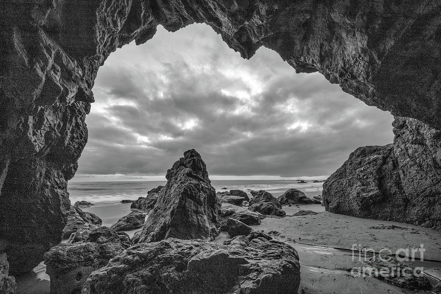 Malibu Beach Rock Cave Photograph by Charline Xia
