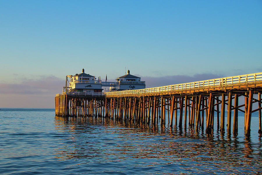Malibu Pier Morning Photograph by Matthew DeGrushe