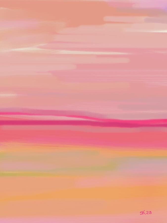 Malibu Sunset Painting by Sonja Kraft Malibu Sunset Painting by Sonja Kraft