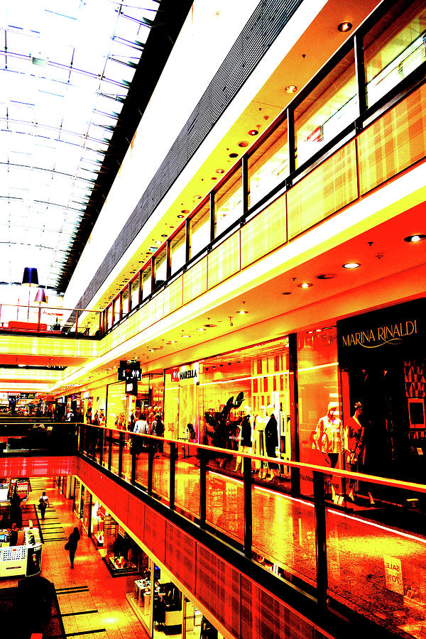 Mall In Krakow, Poland 6 Photograph by John Siest