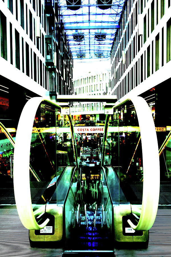Mall In Warsaw, Poland 2 Photograph by John Siest